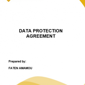 DATA PROTECTION AGREEMENT