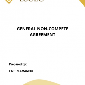 GENERAL NON-COMPETE AGREEMENT